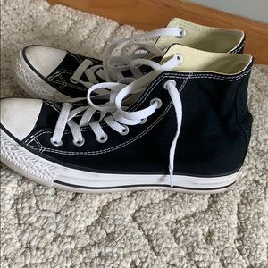 black high top converse